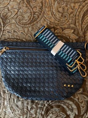Weston Woven Crosxbody Bag